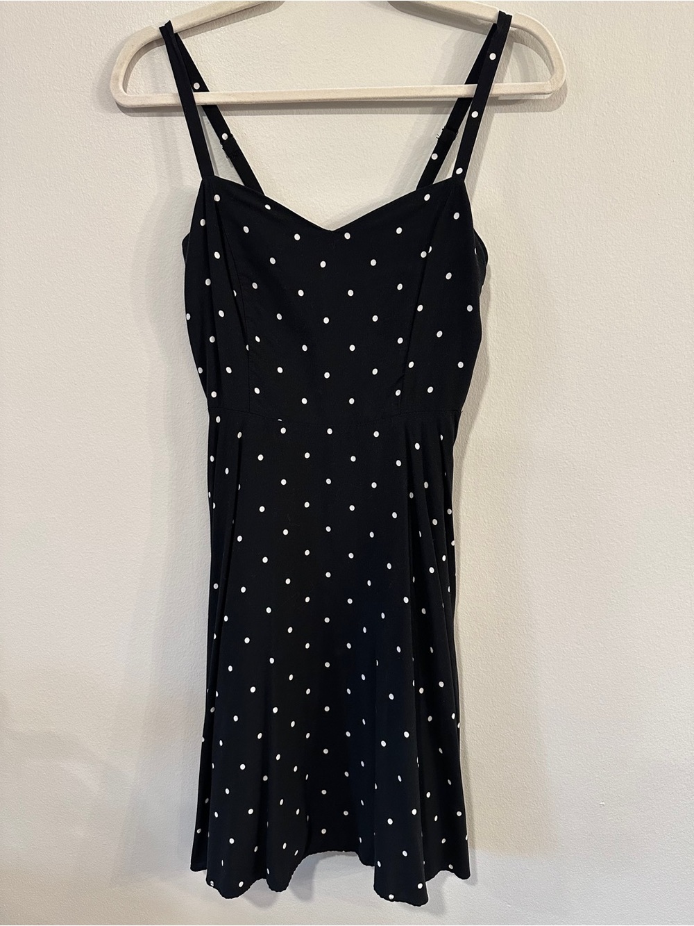 Like New | Old Navy | Women’s Black and White Polka Dot Cami Dress | S